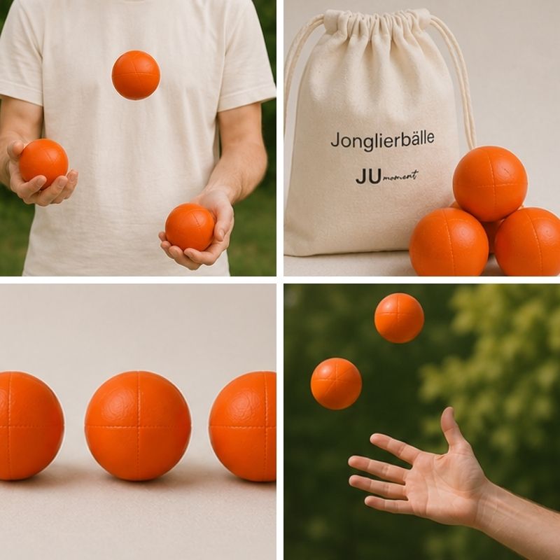 Jonglierbälle 3er-Set mit Hirsefüllung