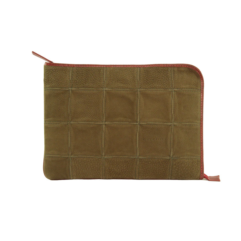 Laptoptasche braun | Leder & Feuerwehrschlauch