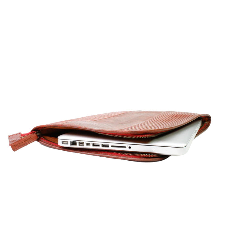 Laptoptasche rot | Feuerwehrschlauch