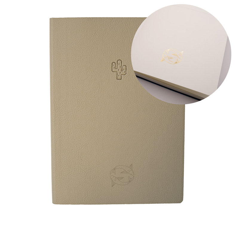 Notizbuch Kaktus Sand
