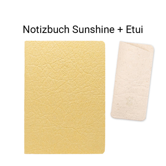 SET: Notizbuch Sunshine + Etui ☀️😎
