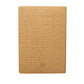 nachhaltiges, edles Notizbuch aus veganem Leder. Das Notizbuch wurde in der Schweiz hergestellt und handgefertigt. Das nachhaltige Notizbuch A5 ist aus Ananasleder und hat die Farbe gold.