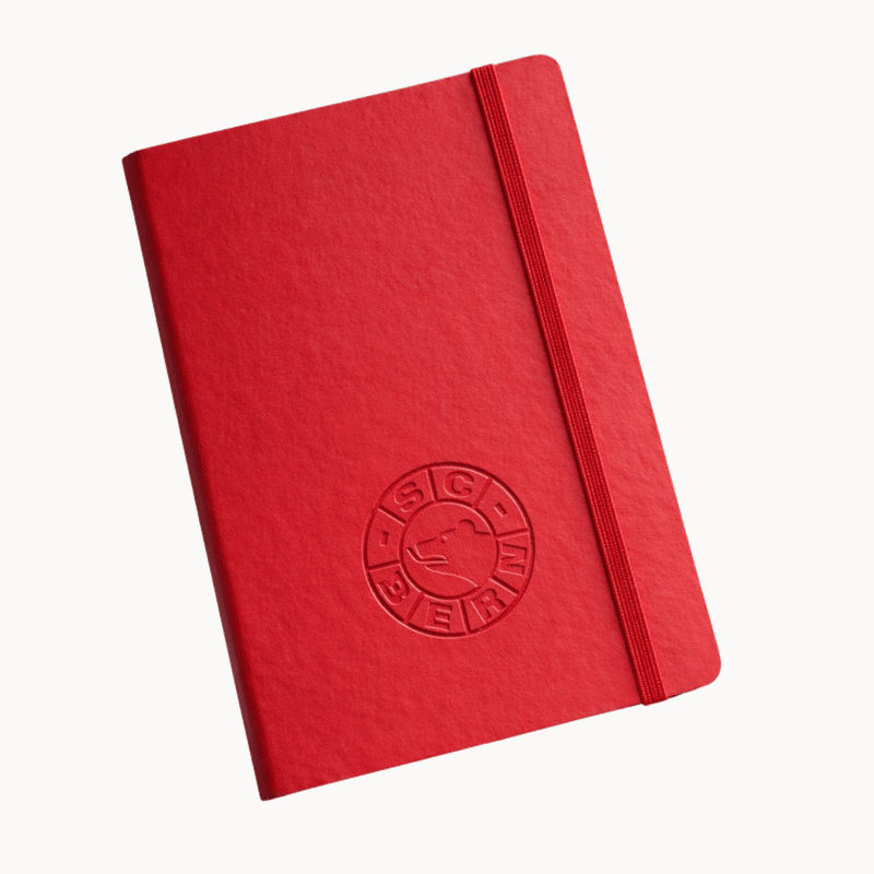 Individuelles Notizbuch mit Logo für den SC Bern