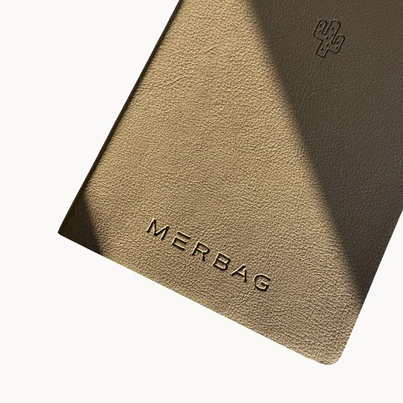 Personalisiertes Notizbuch mit Logo als Firmengeschenk für Merbag