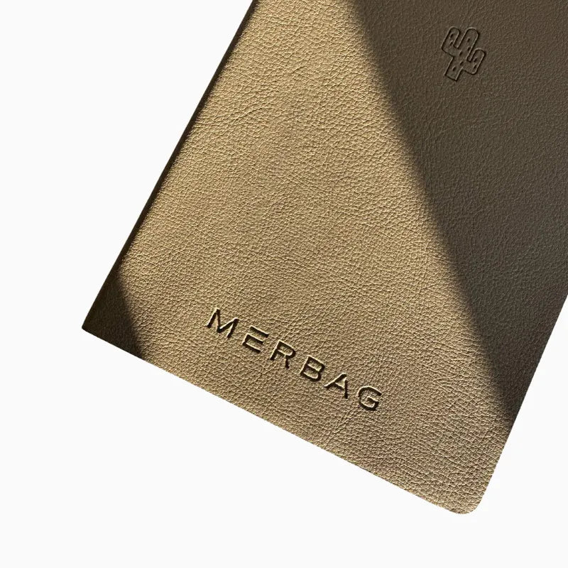 Personalisiertes Notizbuch mit Logo als Firmengeschenk für Merbag