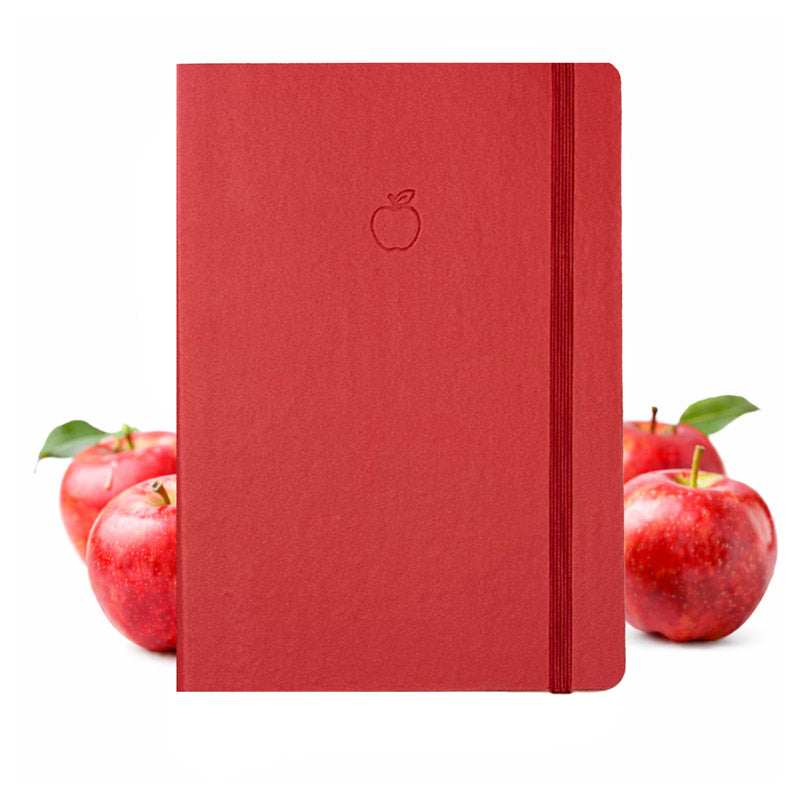 Notizbuch aus Apfel rot
