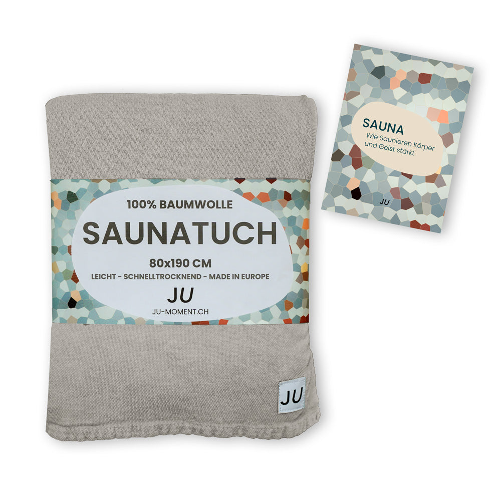 Saunatuch + Sauna-Booklet