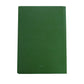nachhaltiges, edles Notizbuch aus veganem Leder. Das Notizbuch wurde in der Schweiz hergestellt und handgefertigt. Das nachhaltige Notizbuch A5 ist aus Kaktusleder und hat die Farbe grün